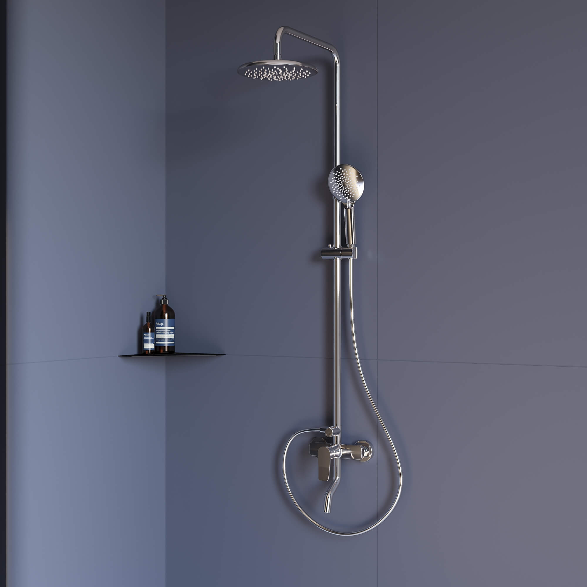 

Душевая стойка RGW Shower Panels SP-25 хром