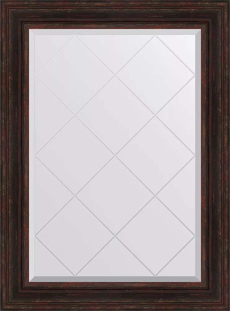 

Зеркало Evoform Exclusive-G BY 4205 95x169 темный прованс