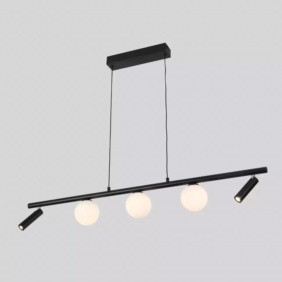 

Подвесная светодиодная люстра iLedex Telescope C4774-100 SBK