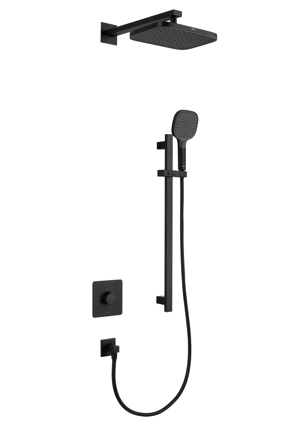 

Душевой комплект ARROW AG372002MB-1 С ВНУТРЕННЕЙ ЧАСТЬЮ, черный