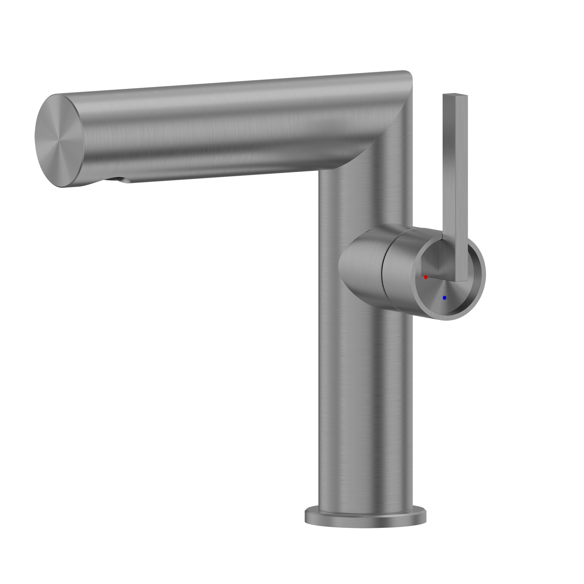 

Смеситель для раковины Abber Perfekte 316 AF8A10BGG оружейная брашированная сталь