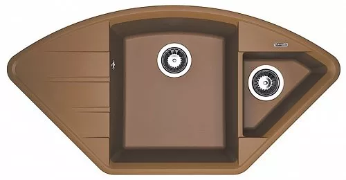 

Мойка Flortek Крокус 980, капучино FSm
