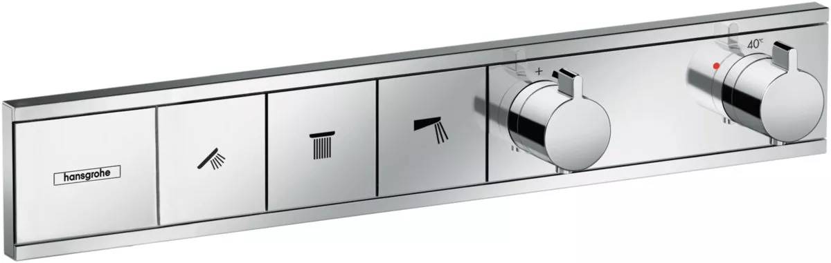 

Смеситель для душа Hansgrohe RainSelect 15381000 хром, с термостатом