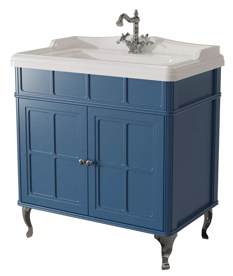 

Тумба под раковину Caprigo Borgo 80 синий матовый