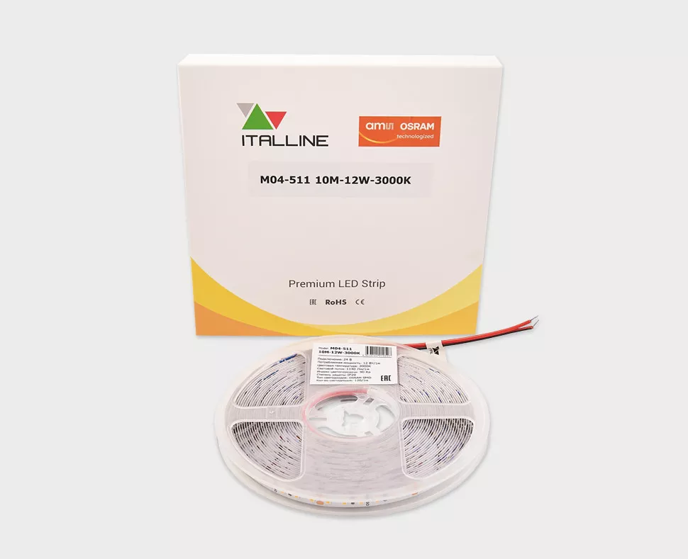 

Светодиодная лента Italline M04-511 10M-12W-3000K
