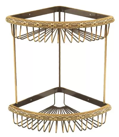 

Полка Lemark Jasmine LM6682B двухъярусная, бронза