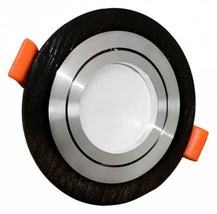 

Встраиваемый светильник LUMINA DECO Duka LDC 8062-D90 BK+SL