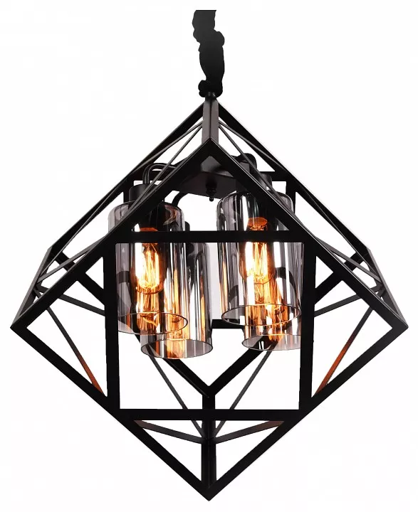 

Подвесная люстра LUMINA DECO Brutte LDP 11339-4 BK