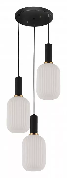 

Подвесной светильник LUMINA DECO Rico LDP 1218-3 WT+BK