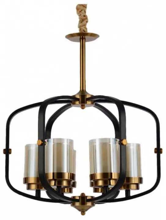 

Подвесная люстра LUMINA DECO Bonton LDP 1221-6 BK+MD