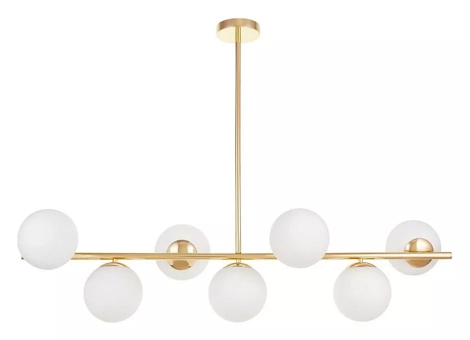 

Люстра на штанге LUMINA DECO Fredica LDP 6030-7 GD