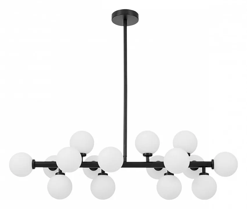 

Люстра на штанге LUMINA DECO Marsiada LDP 6033-16 BK
