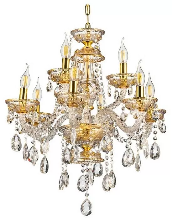 

Подвесная люстра LUMINA DECO Eliza LDP 7025-6+3 GD
