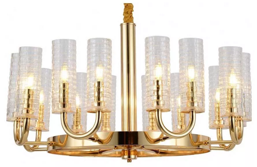 

Подвесная люстра LUMINA DECO Donatti LDP 8011-16 F.GD
