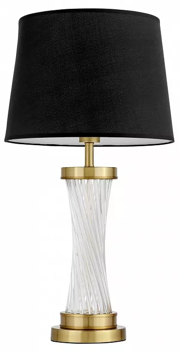 Настольная лампа декоративная LUMINA DECO Villanova LDT 302 MD+BK