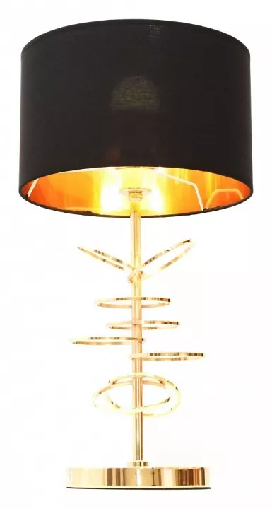 

Настольная лампа декоративная LUMINA DECO Fabi LDT 5530 F.GD+BK