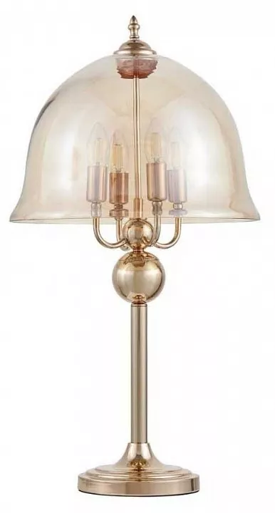 

Настольная лампа декоративная LUMINA DECO Helmetti LDT 6821-4 GD