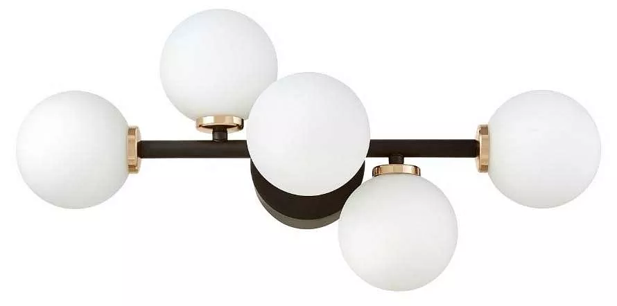 

Бра LUMINA DECO Marsiada LDW 6033-5 BK+F.GD