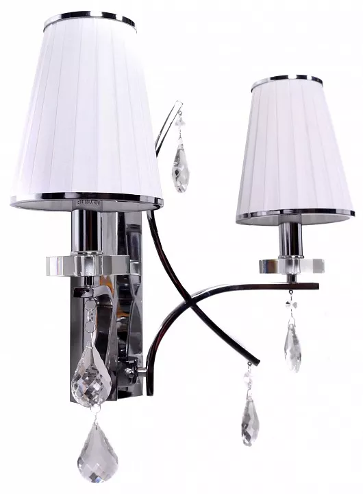 

Бра LUMINA DECO Glamour LDW 66247-2 WT+CHR