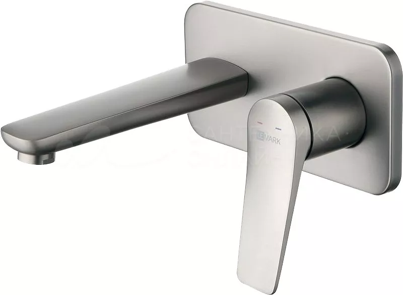 

Смеситель для раковины Lemark Bronx LM3726GM С ВНУТРЕННЕЙ ЧАСТЬЮ графит