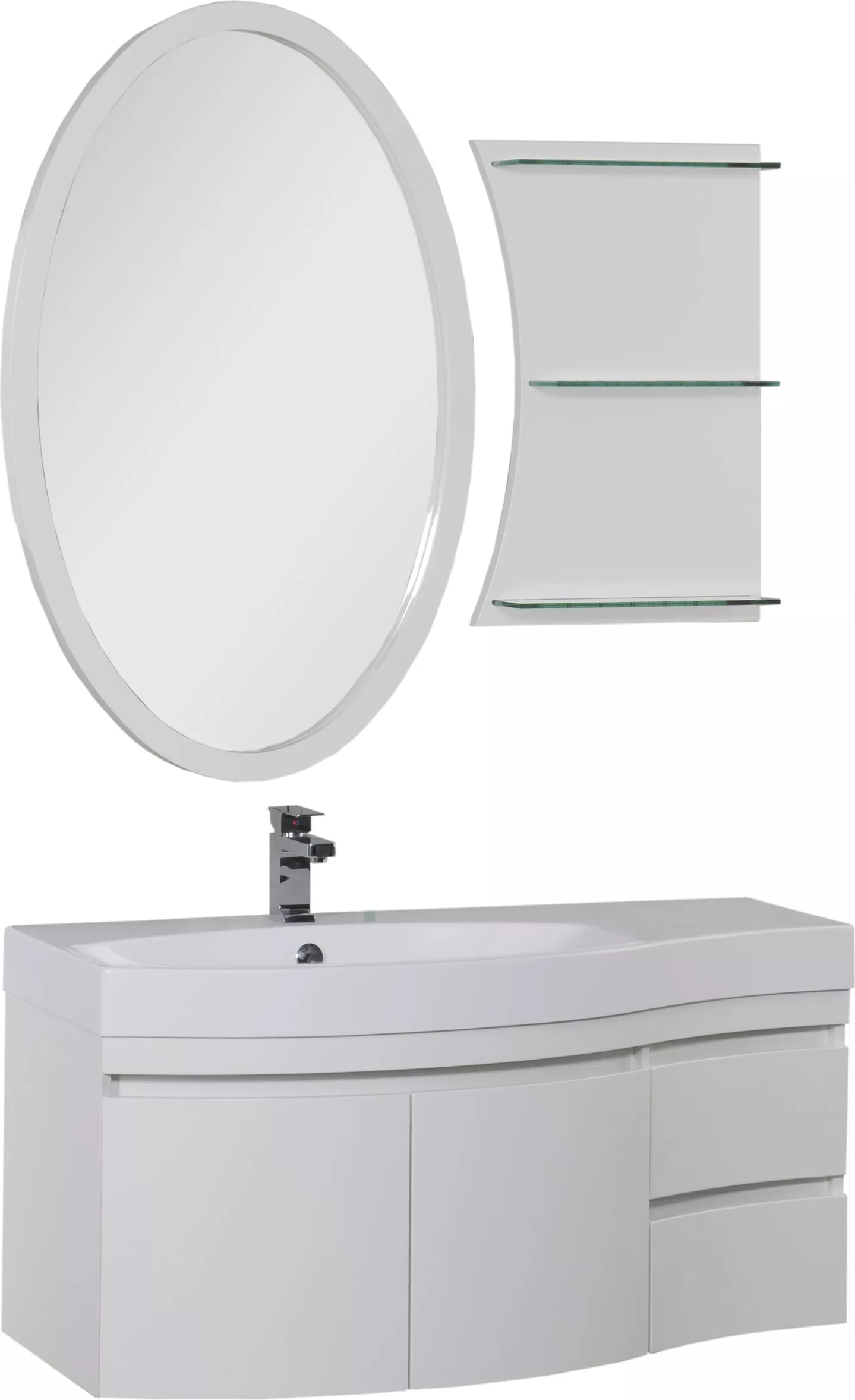 

Комплект мебели Aquanet Опера 115 L белый