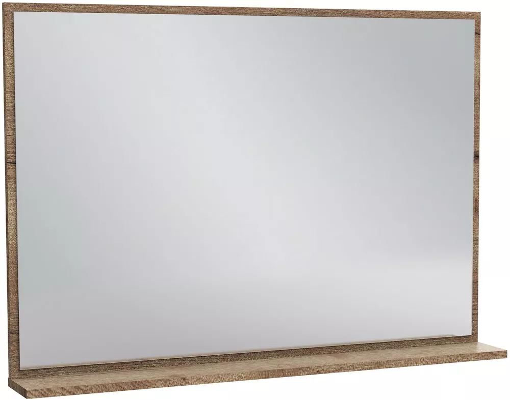 EB1598-E52 зеркало с полочкой VIVIENNE /100/ (дуб табак) - фото 1