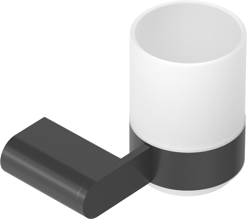 

Стакан Cezares Stylus TUMS-NOP черный матовый