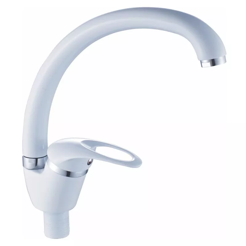 

Смеситель для кухни Cron CN4103-8, белый