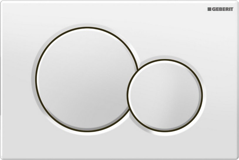 Купить Кнопка смыва Geberit Sigma01 белый (115.770.11.5), кнопка смыва, пластик