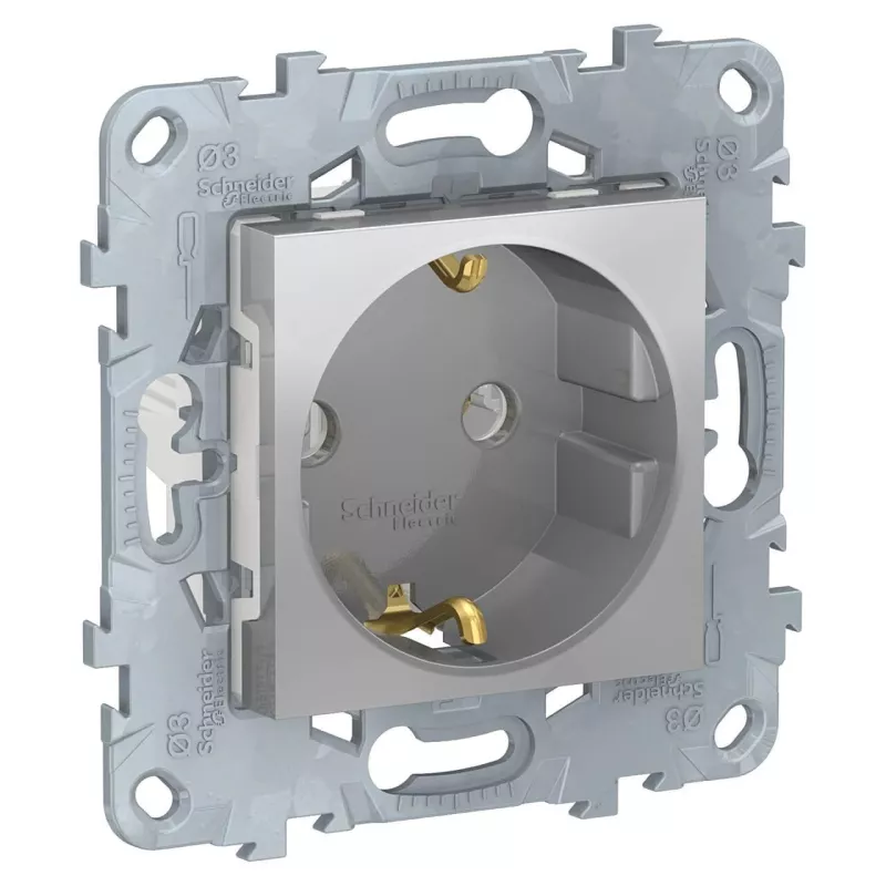 

Розетка Schneider Electric Unica New с/з без шторок 16A 250V NU503630