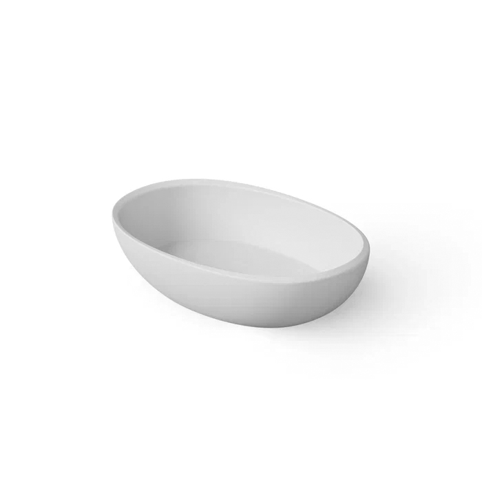 

DEA DESIGN (Countertop basin) Раковина накладная, 600х400хh145/155 мм, из композита Solid surface, цвет белый матовый 18