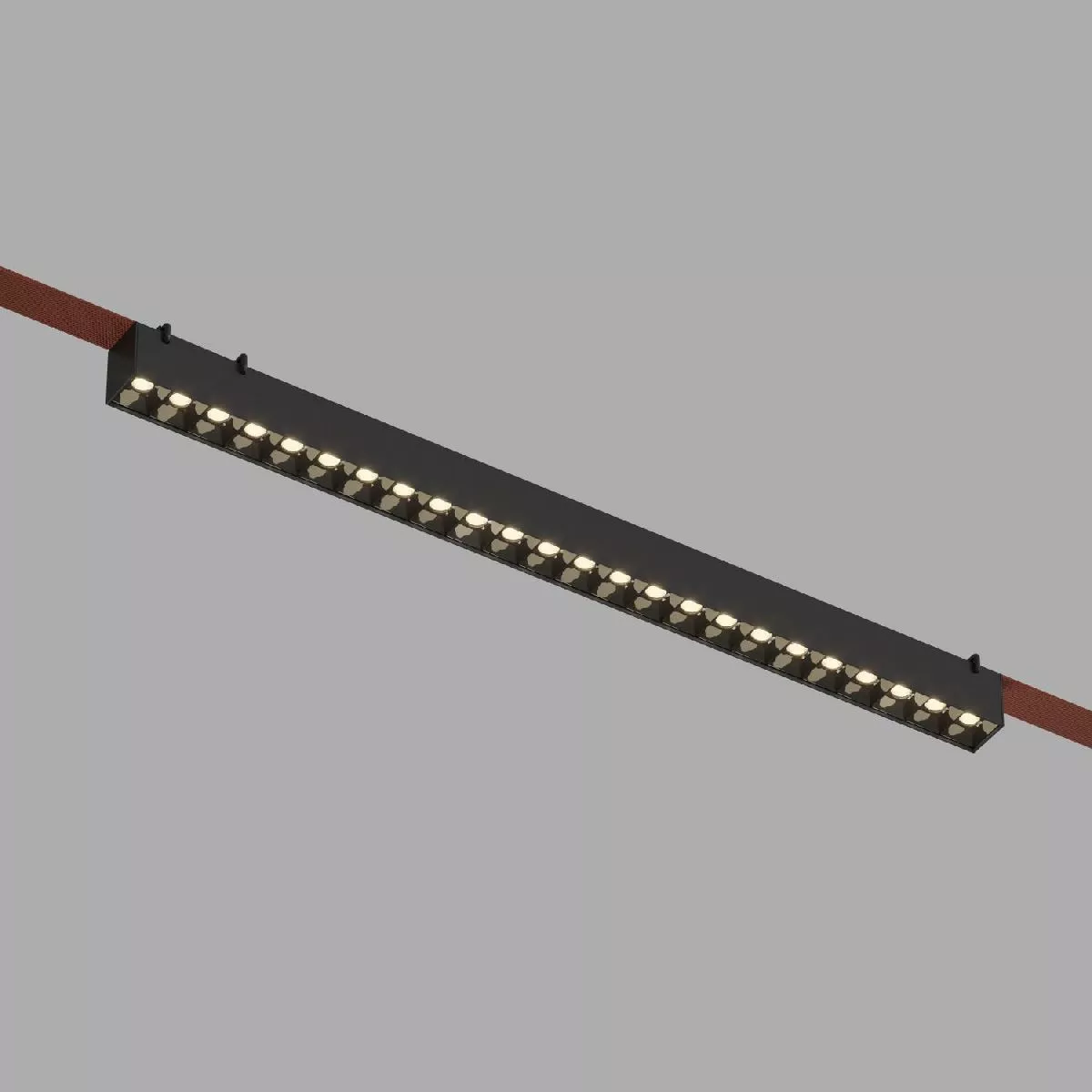 

Трековый однофазный светильник Denkirs Belty Grill DK5573-BK