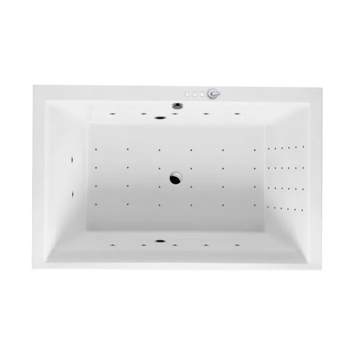 

Ванна акриловая Excellent Crown Lux Nano 190х120 с гидромассажем белый - хром