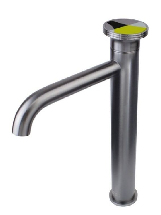 

Смеситель для раковины Bronze de Luxe 9008GM-Y, графит/желтый