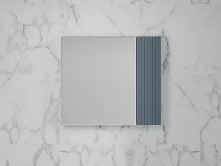 Зеркало-шкаф Style Line Стокгольм 80 серый