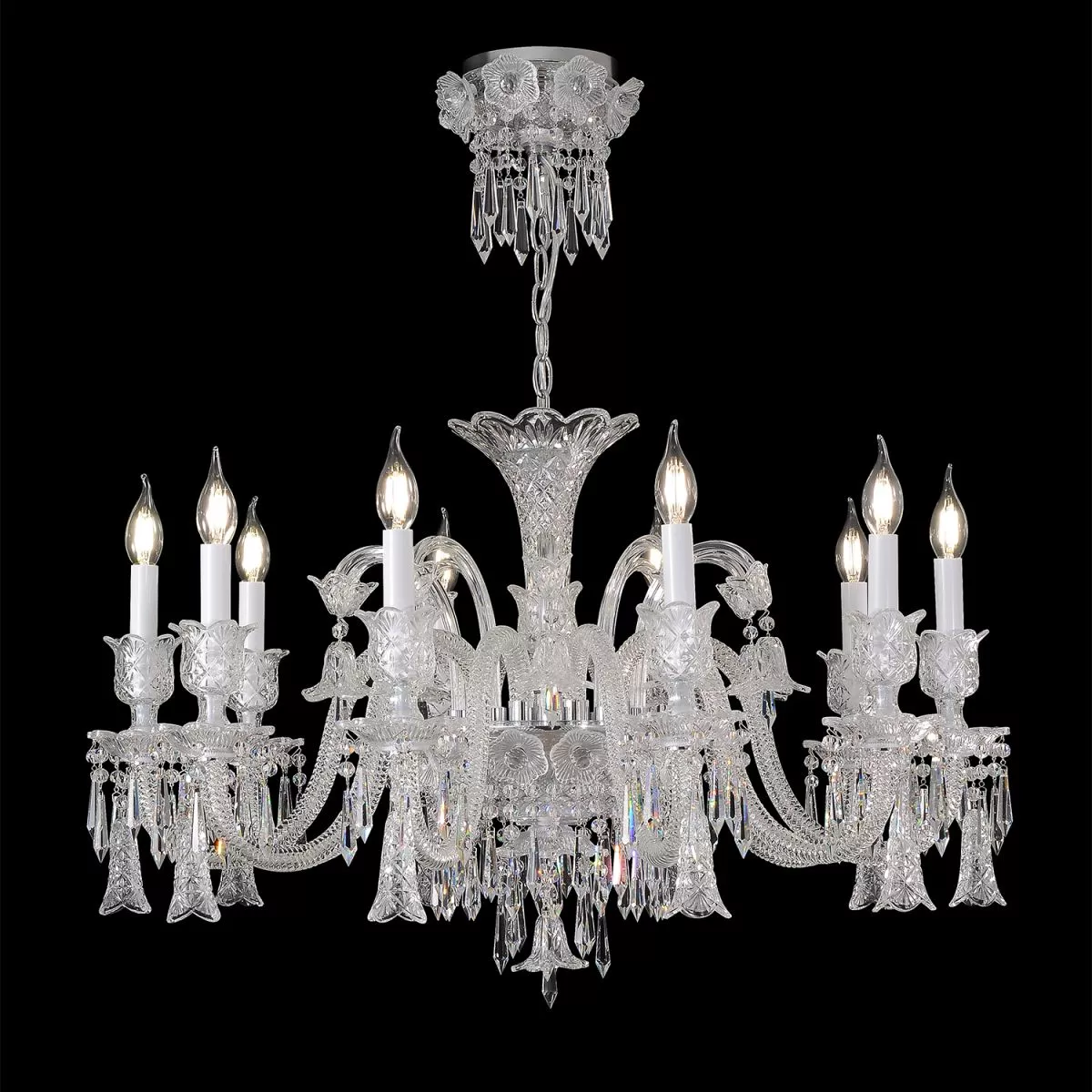 Подвесная люстра Crystal Lux VERSAILLES SP10 CHROME