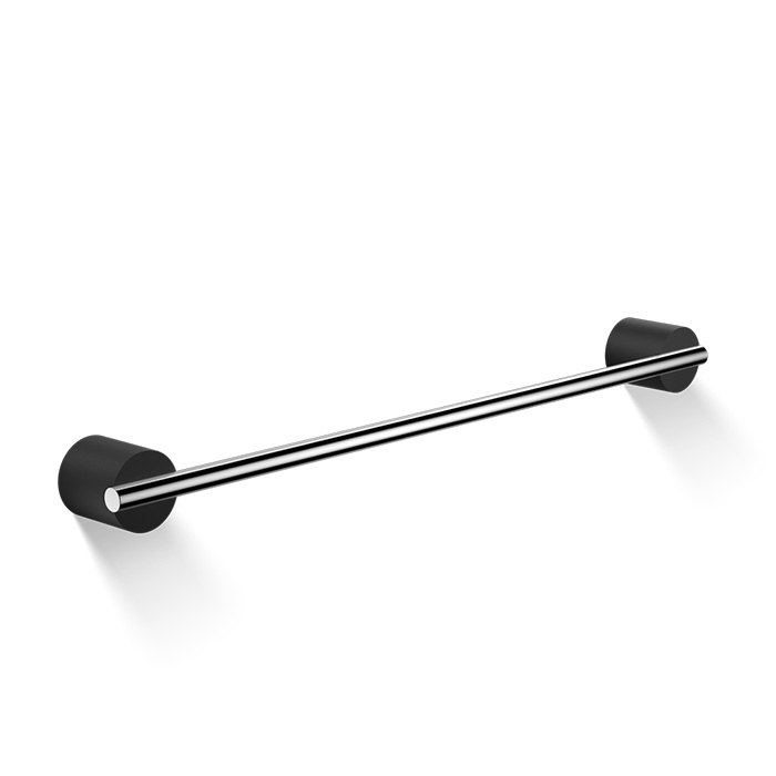 DECOR WALTHER (STONE HTE 45) Полотенцедержатель настенный 450 мм, композит Solid Surface черный матовый/хром