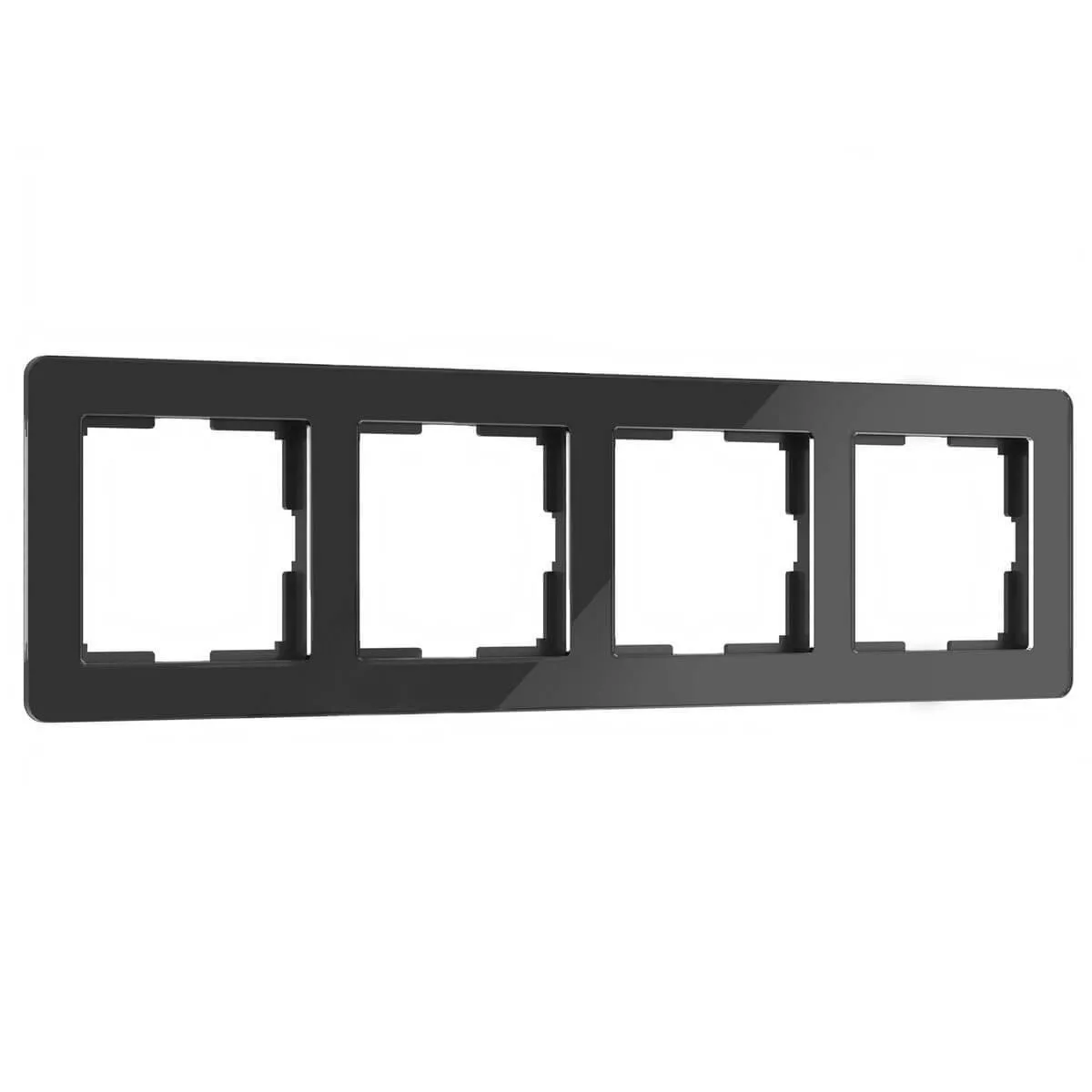 

Рамка Werkel Acrylic на 4 поста черный W0042708 4690389190544
