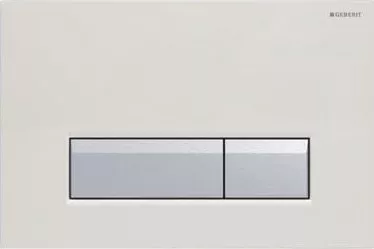 Кнопка смыва Geberit Sigma 40 белый, хром (115.600.SI.1) - фото 1