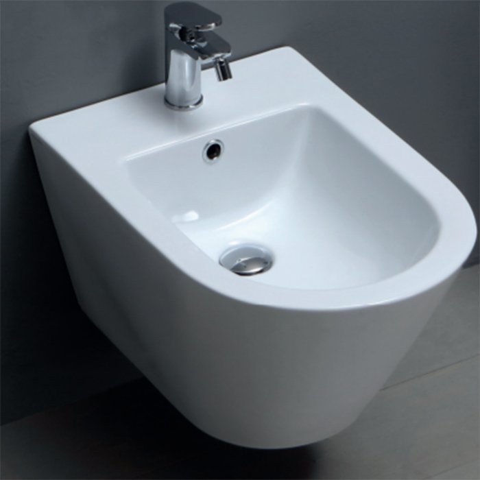 

AZZURRA FORMA Биде подвесное 54х37х34см , с 1 отв под смеситель, цвет белый