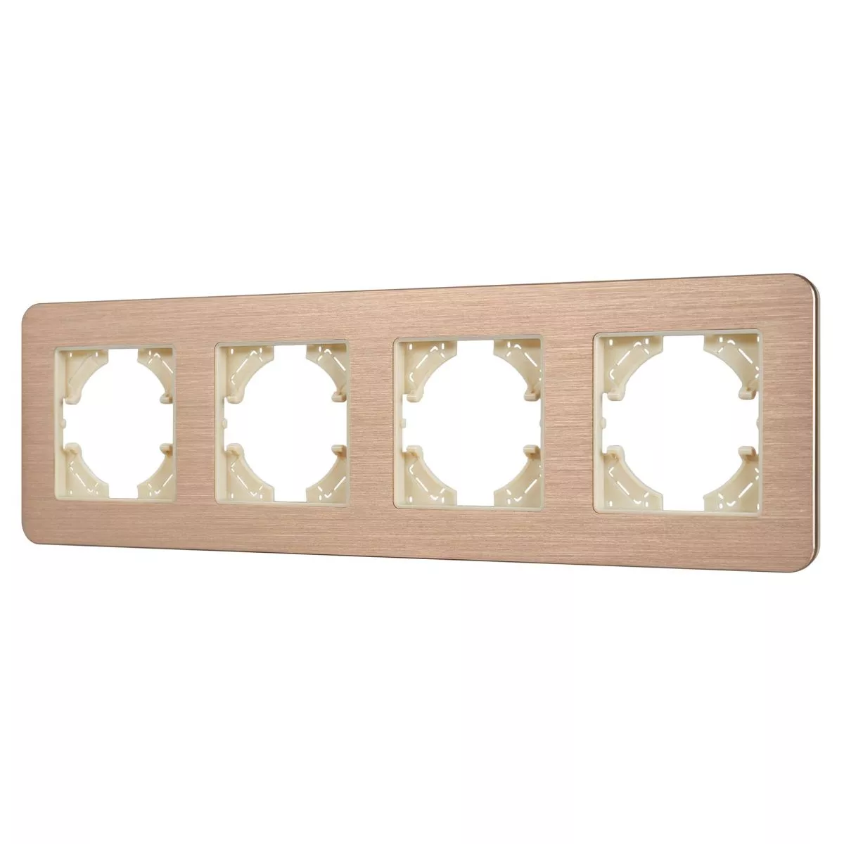 

Рамка на 4 поста алюминиевая Arlight FRM-AKIRY-AL-4-GD 049733