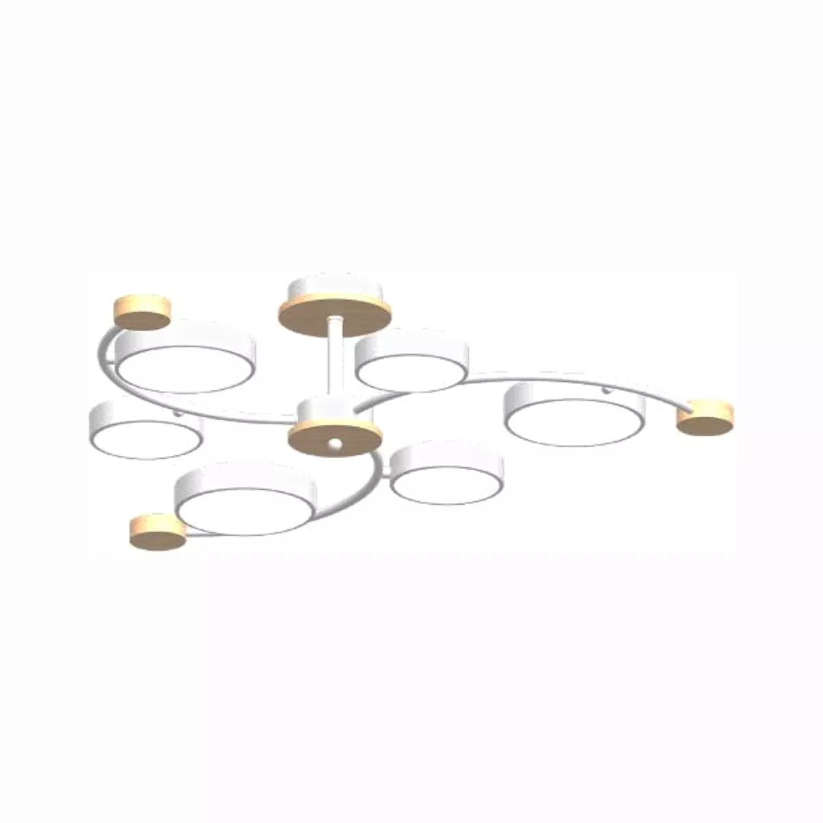 

Люстра на штанге LED4U L3207-840 WH