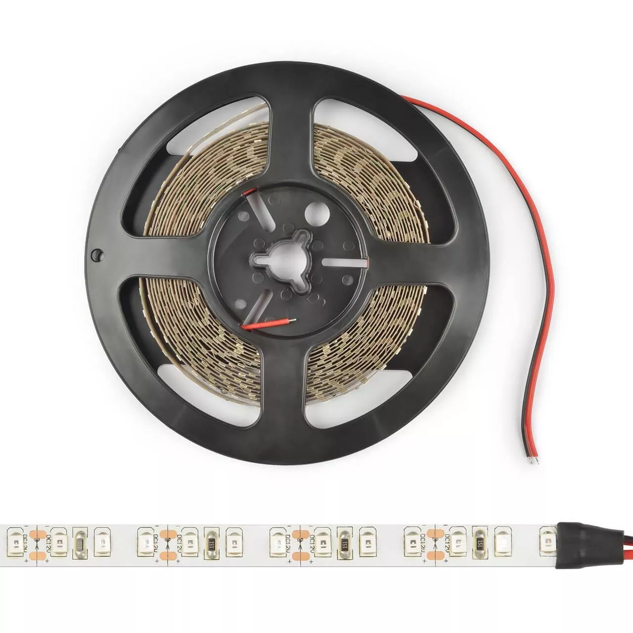 

Светодиодная лента Uniel 9,6W/m 120LED/m 2835SMD белый 5M ULS-2835-120LED/m-8mm-IP20-DC24V-9,6W/m-5M-4000K UL-00005871