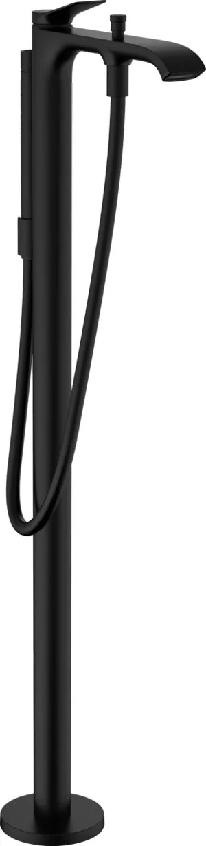 Напольный смеситель для ванны с душем Hansgrohe Vivenis 75445670 матовый черный