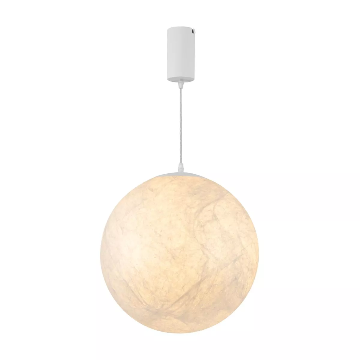 Подвесной светильник Arlight SP-SILKA-HANG-R400-12W Warm2700 (WH, 330 deg, 230V) (IP20, Натуральный шелк) 056880