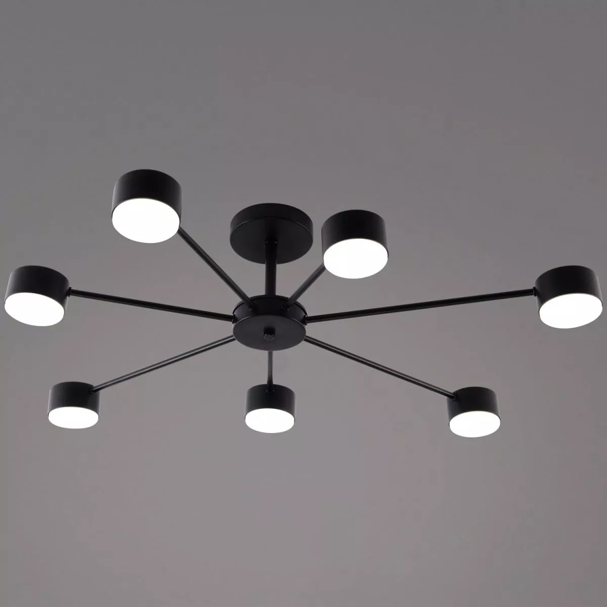 

Люстра на штанге Reluce 03735-0.3-07 BK GX53