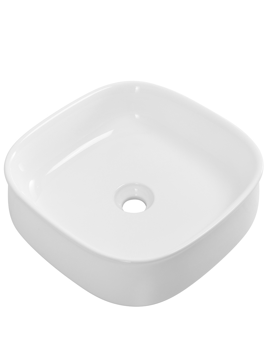 

Накладная раковина Cezares 43 глянцевая белая