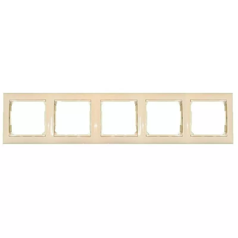 

Рамка 5-постовая Legrand Valena слоновая кость 774355