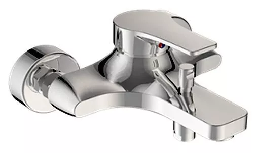 Смеситель для ванны с душем Vidima Стрим BA094AA хром 3988₽