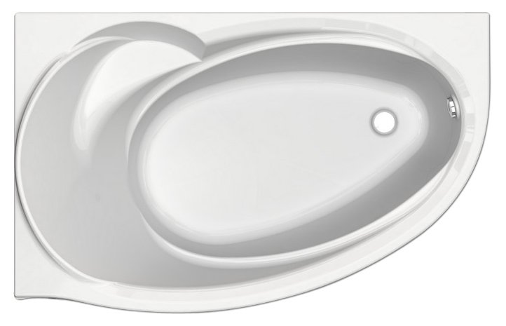 Купить Акриловая ванна Aquatek Бетта 170x95 см (Бетта-170_SX), белый, акрил